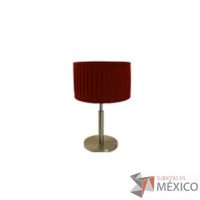 Lote 088 - 11 Lámparas de mesa en estructura de acero inoxidable satinado