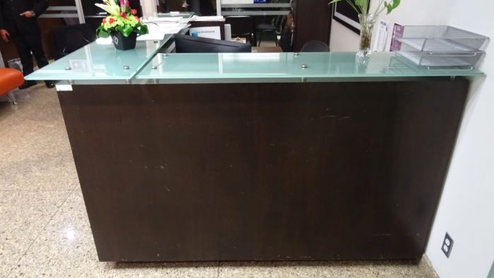 Lote 001 - Recepción de madera con cubierta de vidrio - Imagen 6