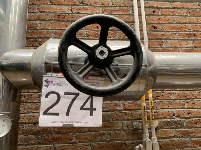 Lote 274 - 5 válvulas de control de vapor