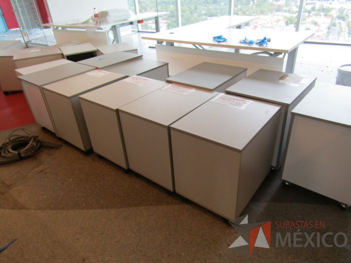 Lote 065 - 10 Archiveros Verticales con 2 Cajones
