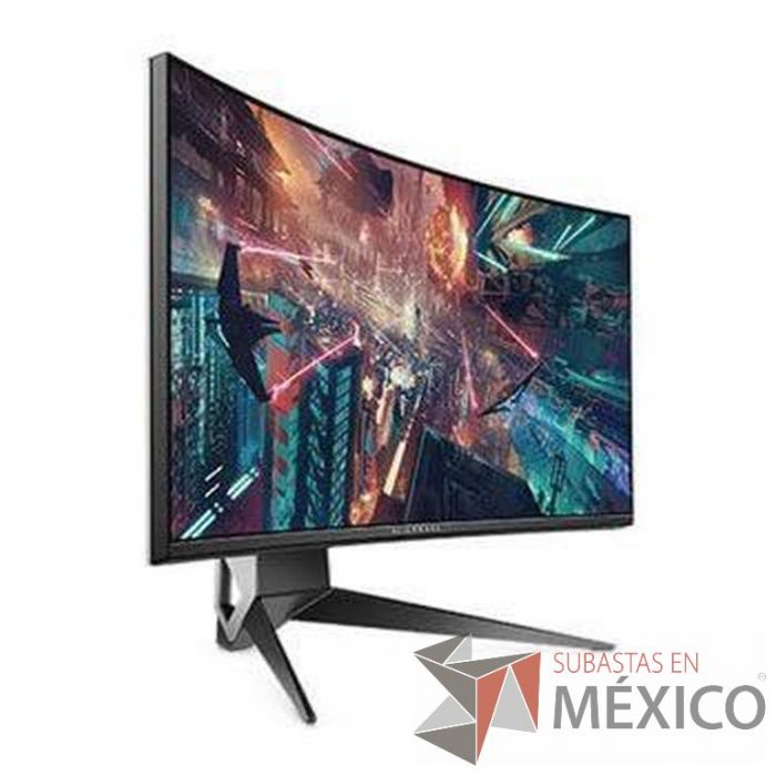 Lote 001 - 4 Monitores curvos de 34" Alienware, Modelo AW3418DW
