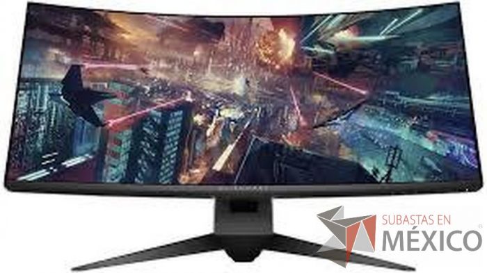 Lote 001 - 4 Monitores curvos de 34" Alienware, Modelo AW3418DW - Imagen 2
