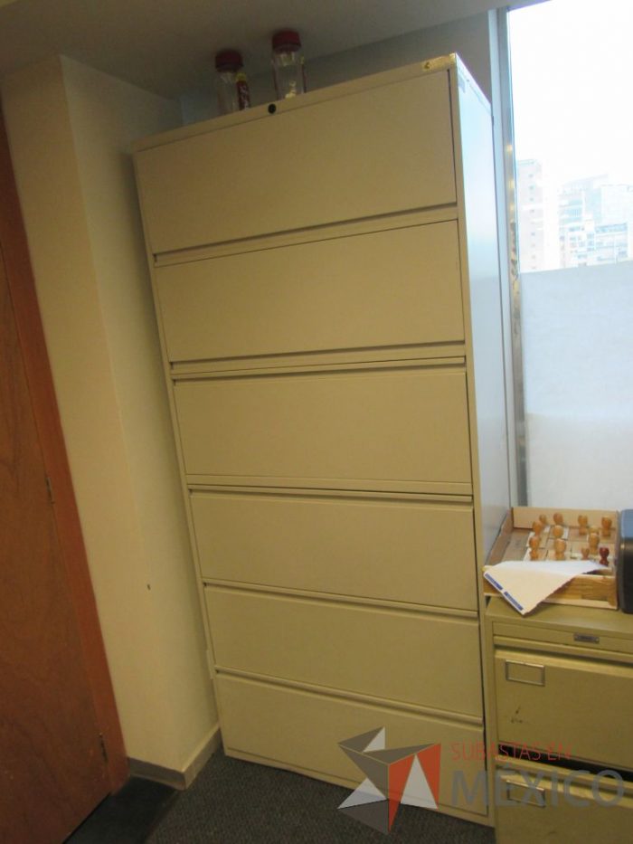 Lote 225 - Archivero horizontal con 6 gavetas