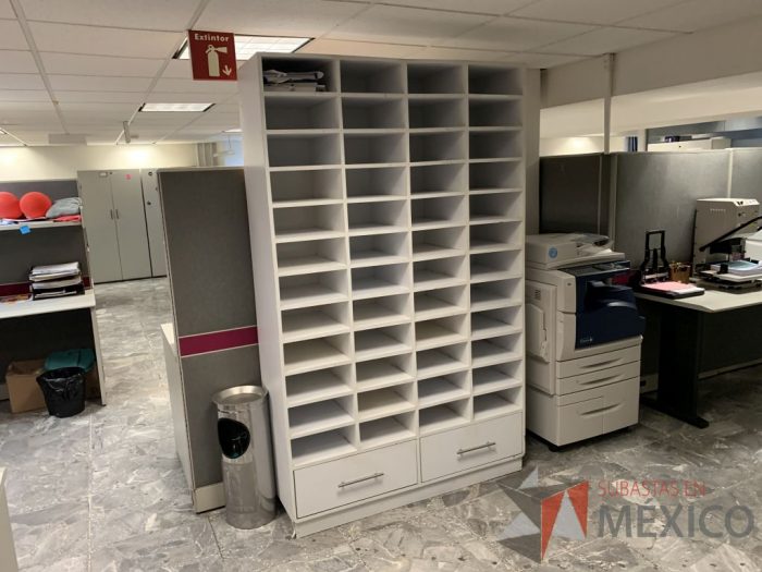 Lote 127 - Gabinete con 2 cajones y 12 repisas. - Imagen 4