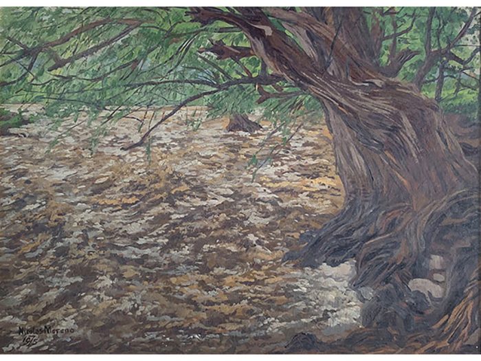Lote 102 - Nicolás Moreno - Paisaje Sierra Tarahumara - Óleo Sobre Madera