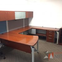 Lote 067 -  Oficina Ejecutiva, Escritorio, Credenza, Archiveros, Gabinetes