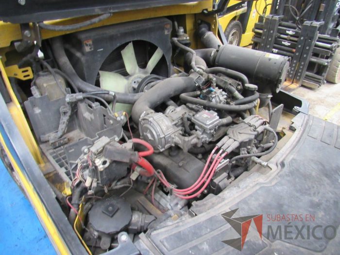 Lote 020 - Montacargas Yale GP080VX, Contrabalanceado, Combustión Diesel/Gas, Año: 2015 - Imagen 18
