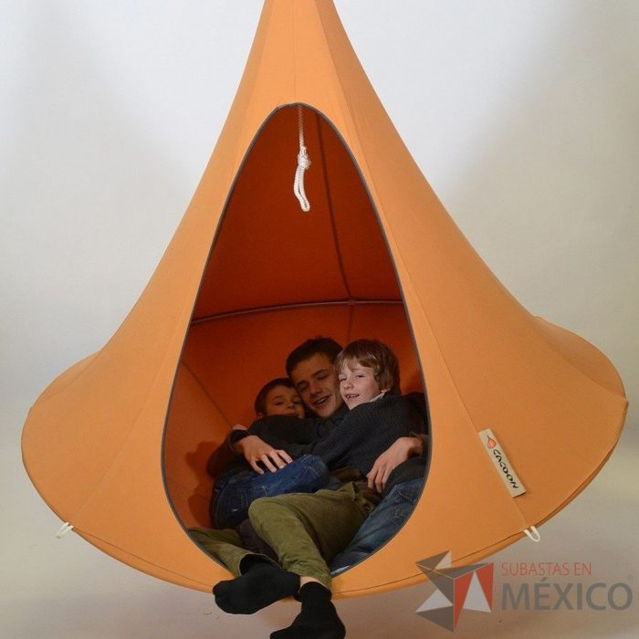 Lote 0583 -Casa de Campamento Cacoon Double Naranja y Kit para Montaje Tree Loop - Imagen 2