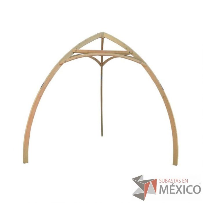 Lote 026 - Base Tripod Madera Natural