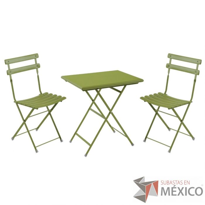 Lote 0006 - Mesa Plegable Arc en Ciel 70x50cm Verde - Imagen 2