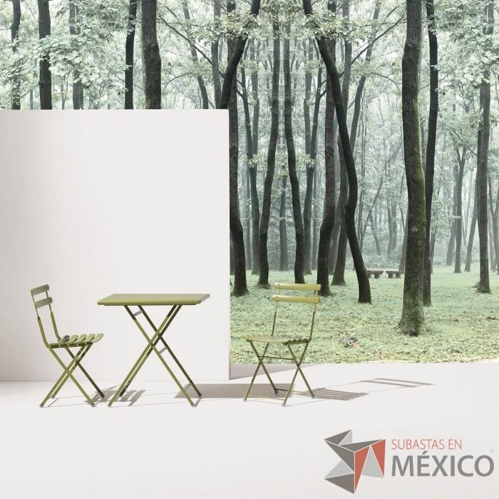 Lote 0006 - Mesa Plegable Arc en Ciel 70x50cm Verde - Imagen 3