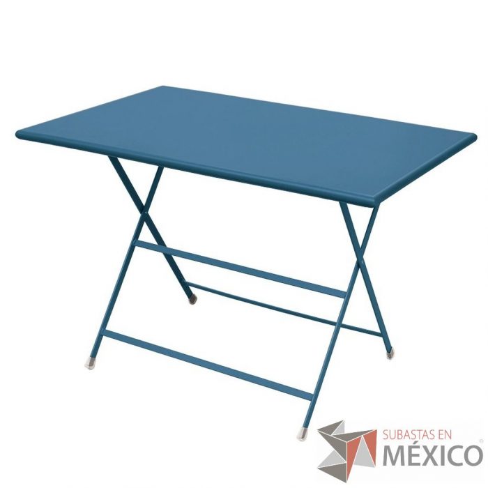 Lote 0011 - Mesa Plegable Arc en Ciel 110x70cm Azul