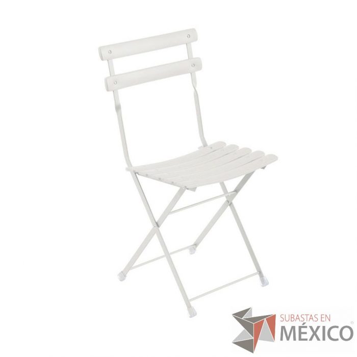 Lote 0340 - Silla Plegable Arc En Ciel Azul y Silla Plegable Arc En Ciel Blanco - Imagen 4