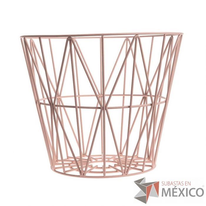 Lote 0377 - Reposera Plegable Bahama Morado / Rosa y Canasta Wire Medium Rosa - Imagen 4