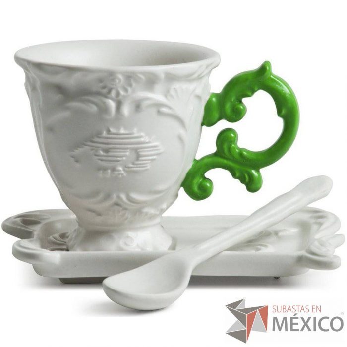 Lote 0193 - Servicio para Café I-Coffee Blanco / Verde