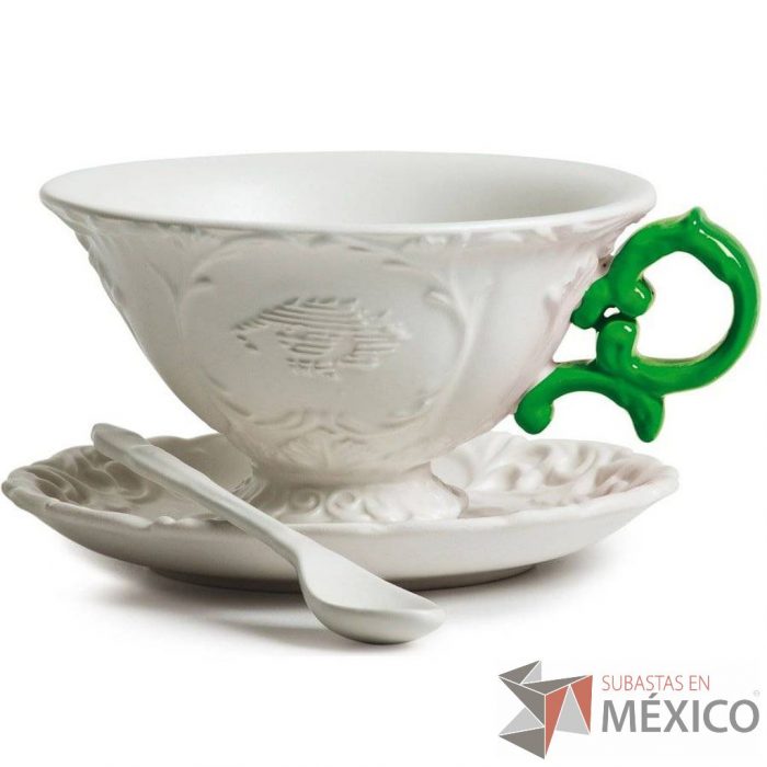 Lote 0194 - Servicio para Té I-Tea Blanco / Verde