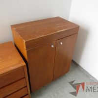 Lote 008 - Gabinete de 2 puertas y 2 entrepaños de madera - Imagen 4