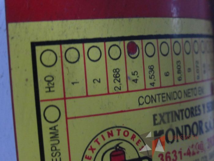 Lote 011 - Extinguidor de 4.5 kg - Imagen 11