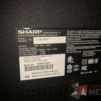 Lote 095 ─ Pantalla Sharp de 65''  (tiene falla en el display) con case de protección 156x32x101 cm - Imagen 6