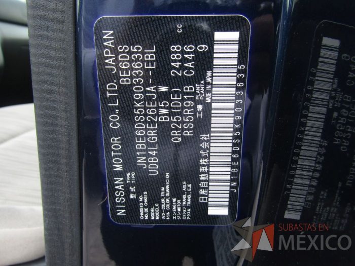 Lote 001 - NISSAN NV 350 URVAN 4 puertas, 15 plazas, 2019, KM 8,118, SEMINUEVA - Imagen 14