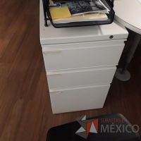 Lote 007 - 5 Archiveros de 3 cajones de diferentes modelos