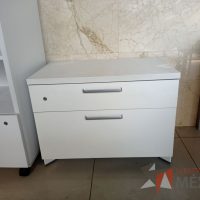 Lote 023 - Archivero horizontal de 2 cajones color blanco - Imagen 7