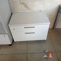 Lote 023 - Archivero horizontal de 2 cajones color blanco - Imagen 5