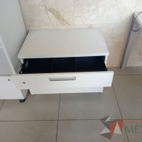Lote 023 - Archivero horizontal de 2 cajones color blanco - Imagen 4