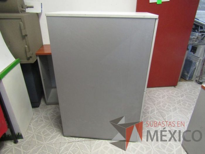 Lote 046 - Gabinete color gris con 2 puertas con chapa - Imagen 5