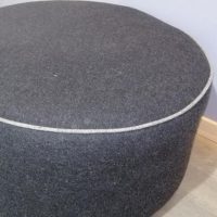 Lote 206 - Asiento de tela, color gris