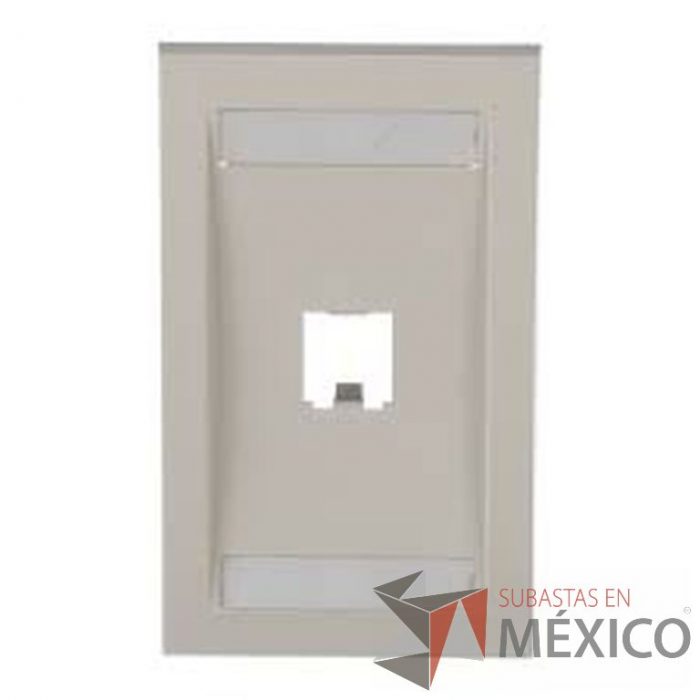 Lote 008 - 50 Mini Faceplate PANDUIT, Modelo: CFPE1IWY (Nuevo)