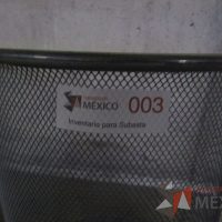 Lote 007 - 2 Botes de basura metálicos - Imagen 2