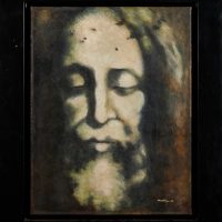 Lote 016 - Roberto Montenegro - Santo Sudario - Óleo sobre Tela - Imagen 2
