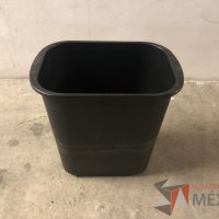 Lote 010 - 10 Botes de basura de plástico negro - Imagen 3