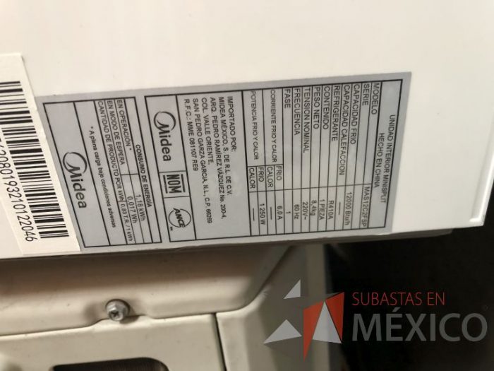 Lote 006 - 2 Mini Split con Condensadores, MIDEA - Imagen 8