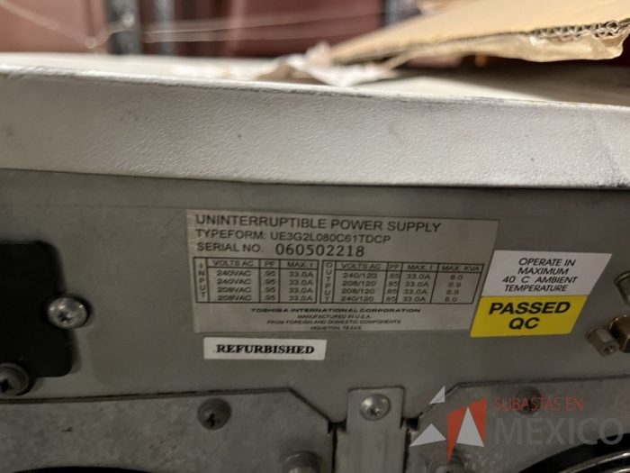 Lote 050 - 12 UPS diferentes modelos, marca GE, TOSHIBA, APC 1500 y CDP - Imagen 12