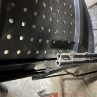Lote 009 - Silla fija, asiento y respaldo en plástico color negro - Imagen 10