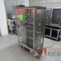 Lote 027 - Vitrina con 2 puertas corredizas de vidrio con 5 charolas - Imagen 8