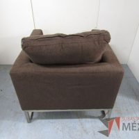 Lote 089 - Sillón de 1 plaza en tela color café - Imagen 7