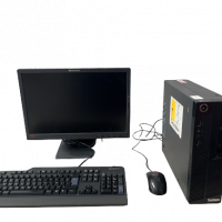 Lote 003 -  Desktop Lenovo, CORE I5, 320 GB HDD, 4 GB RAM, Monitor 19", Webcam