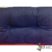 Lote 047 - 5 Cojines rectangulares azul marino