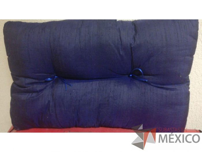 Lote 047 - 5 Cojines rectangulares azul marino - Imagen 3