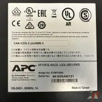 Lote 007 - Conmutador APC KVM 2G, analógico, 1 usuario local, 8 puertos - Imagen 2