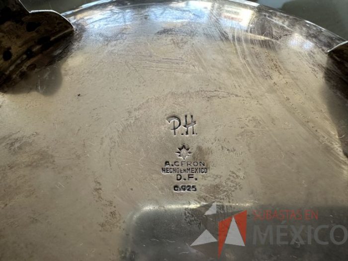 Lote 021 - Plato de plata .925 - Imagen 3