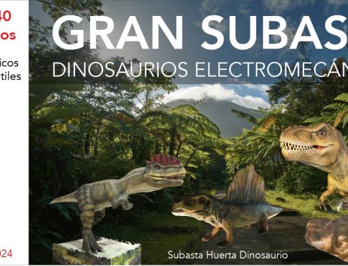 Gran Subasta de Dinosaurios Electromecánicos y Juegos Infantiles
