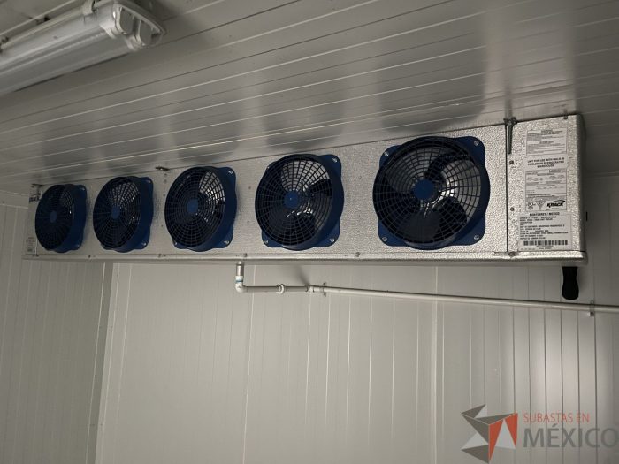 Lote 002 - Evaporador para cara frigorífica de 5 ventiladores