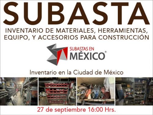 Subasta de Materiales para Construcciones - Taro Construcciones