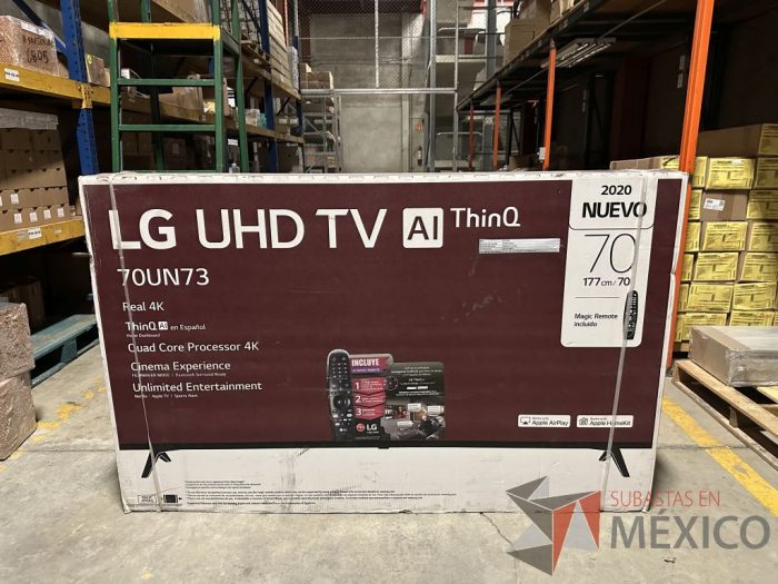 Lote 001 - Pantalla Nueva LG UHD TV AI ThinQ 70"