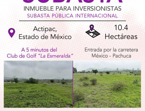 Subasta de Terreno de 10.4 Hectáreas en Actipac, Estado de México