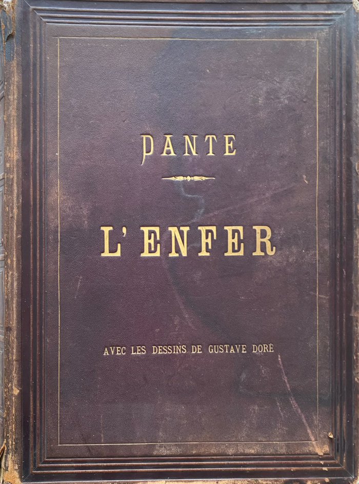 Lote 021 - L'Enfer de Dante Alighieri. Libro ilustrado con 134 grabados xilográficos, estampados en relieve, por Gustave Doré.